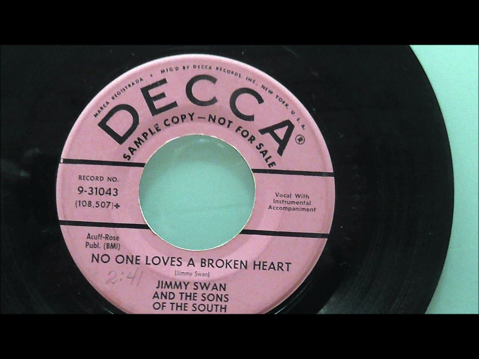 JIMMY SWAN... DECCA 9-31043 ....1960