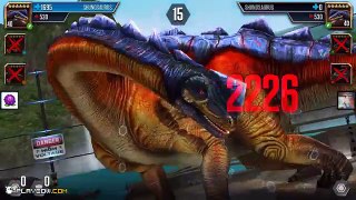 Deep Sea Monsters Aquatic BATTLES Mosasaurus Vs Prognathodon - Jurassic World The Game
