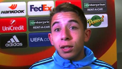 La réaction pleine d'émotion de Maxime Lopez après la victoire 5-2 face à Leipzig