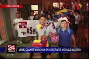 Ciudadanos venezolanos marcharon en contra de Nicolás Maduro