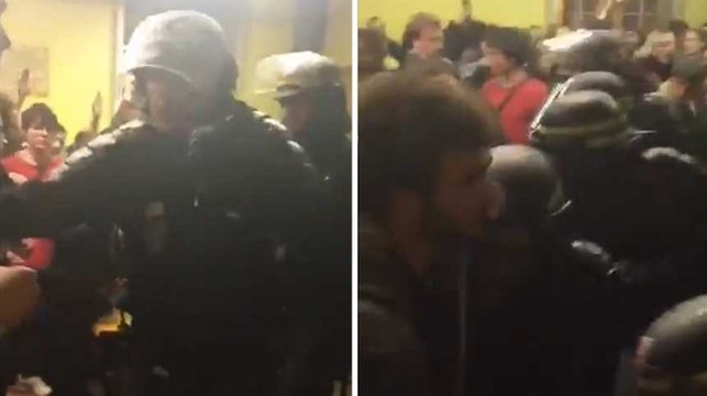 Les images de l'évacuation de la Sorbonne par les CRS