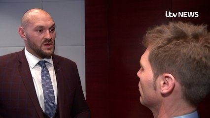 Tyson Fury WALKS OUT of interview with ITV News