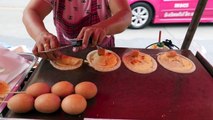 Bangkok Street Food - Hot Dog And Crab Crepes