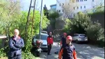 Beşiktaş Ortaköy'de Duvar Çöktü