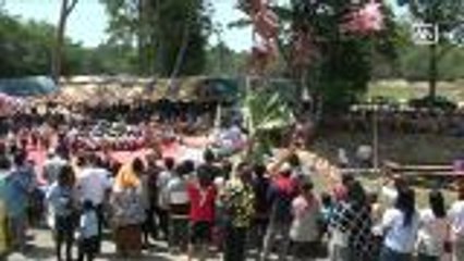 Celebration of ancient Hindu pagodas in Thailand's Northeast