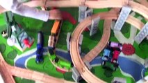 Thomas and Friends Wooden Railway Play Table Racing Trains Playtime | Playing with Friends