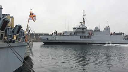 Cinq navires de l’OTAN dans le port