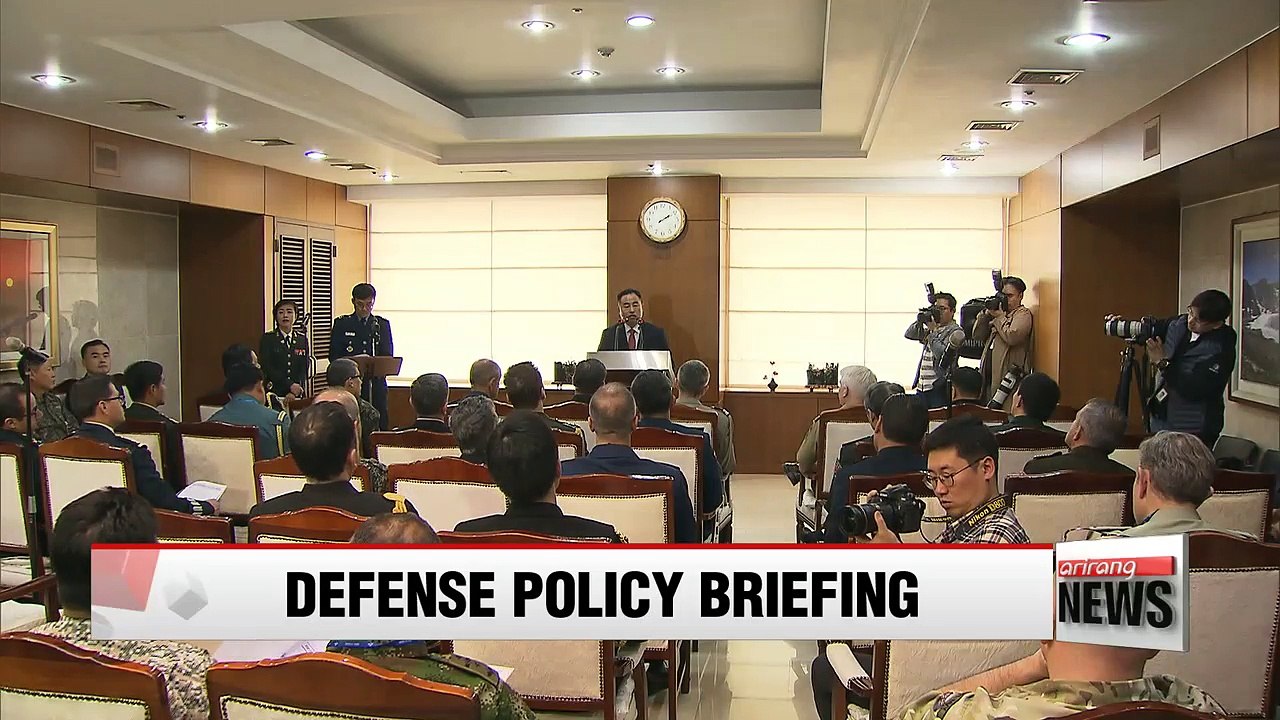S. Korea's defense ministry briefs military attaches from 30 countries