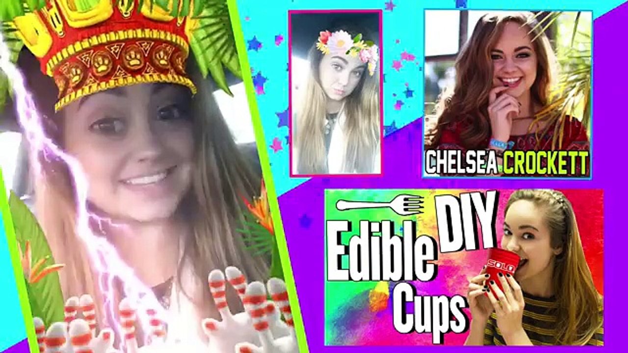 DIY Edible Snapchat Filters | EAT Snapchat | How To Make GIANT Snapchat App Edibles, Food & Treats!