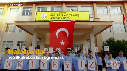 Mehmetçik'e destek için 'Afrin, Bosna, Kudüs' koreografisi