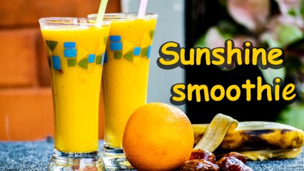 Sunshine Smoothie Recipe | Mixed Fruit Juice Recipe | Summer Special | Boldsky