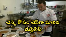 IPL 2018: Faf du Plessis turns chef for Chennai Super Kings team