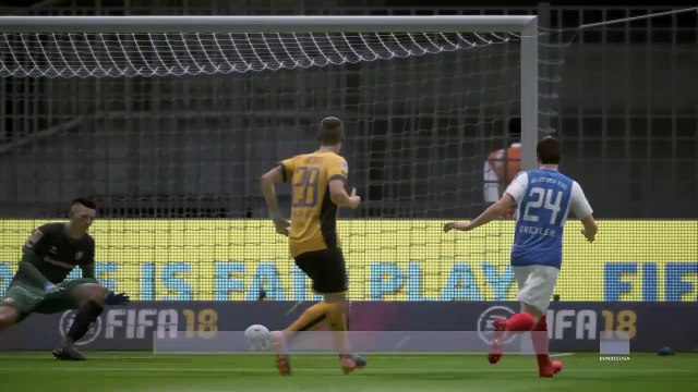 German 2 Bundesliga - Kiel @ Dynamo Dresden fifa 18 simulation
