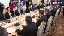 لافروف يجتمع مع نظيره الكوري الشمالي ري يونغ هو في موسكو