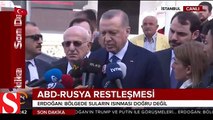 Cumhurbaşkanı Erdoğan�dan sıcak açıklama 'Kimyasal silaha karşı tutumumuz serttir'