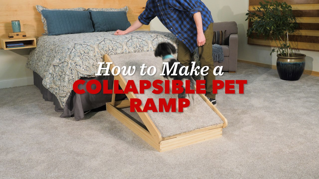 How to Build a Collapsible Pet Ramp