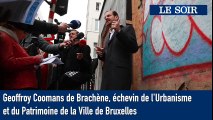 Pose de scellée par la Ville de Bruxelles sur du logement exploité illégalement