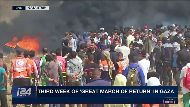 DAILY DOSE | Gaza border protests continue for 3rd week | Friday, April 13th 2018