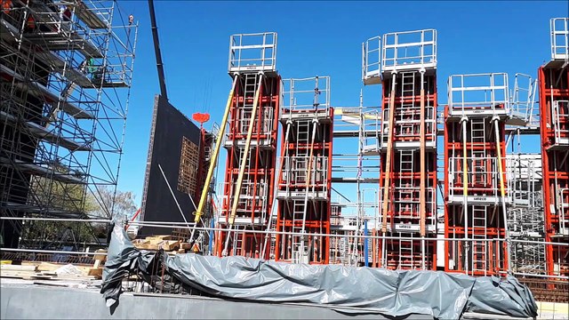 Le chantier du nouveau théâtre du Maillon à Strasbourg