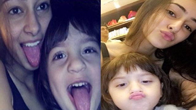 Shahrukh Khan's son Abram Khan COPIES Ananya Pandey in these VIRAL photos ! | FilmiBeat