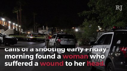 Bullet grazes woman's head