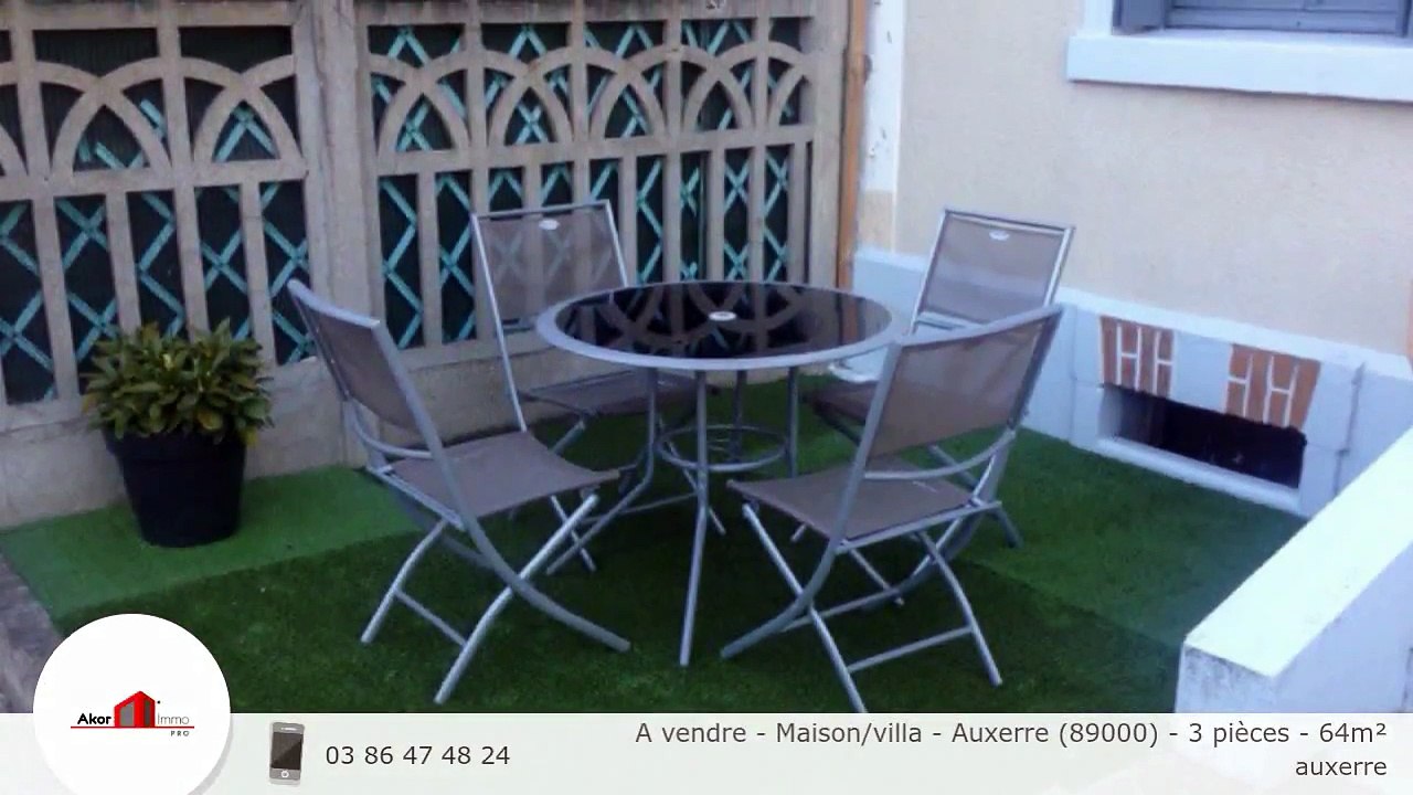 A vendre - Maison/villa - Auxerre (89000) - 3 pièces - 64m²
