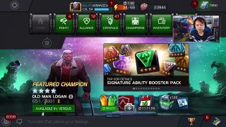Marvel: Contest of Champions - 4-Star Gambit & Crystal Opening
