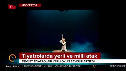 Devlet tiyatroları yerli oyun sayısını arttırdı