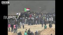 Gazze-İsrail sınırında 'Büyük Geri Dönüş Yürüyüşü' eylemi: 34 ölü 112 yaralı