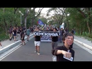 Youth groups stage Black Friday protest in UP Diliman