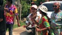 Villagers Party For Songkran Thai New Year