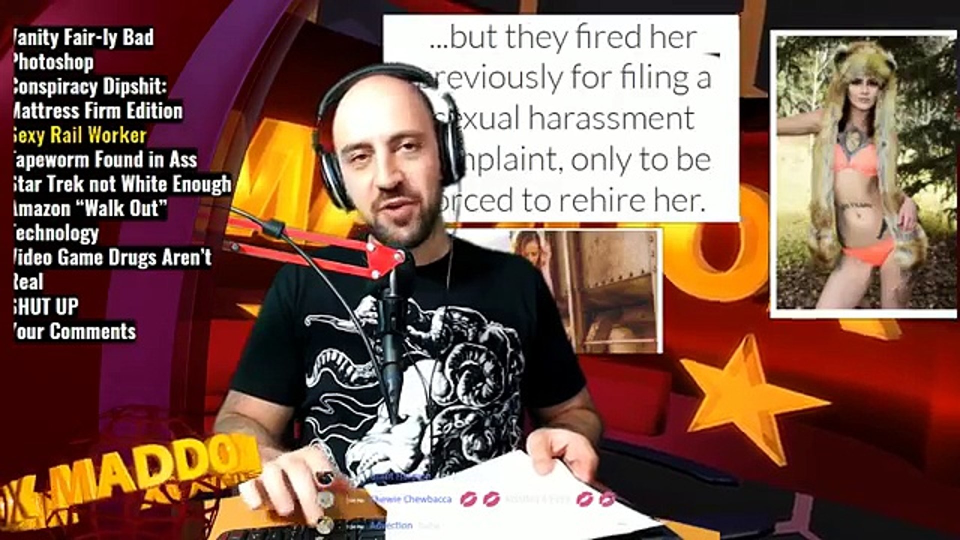 ⁣Maddox News - Vanity Fair Photoshop, Conspiracy Mattress, Tapeworms, Star Trek Outrage