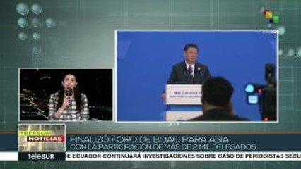 Finaliza Foro de Boao con fuertes críticas al proteccionismo comercial