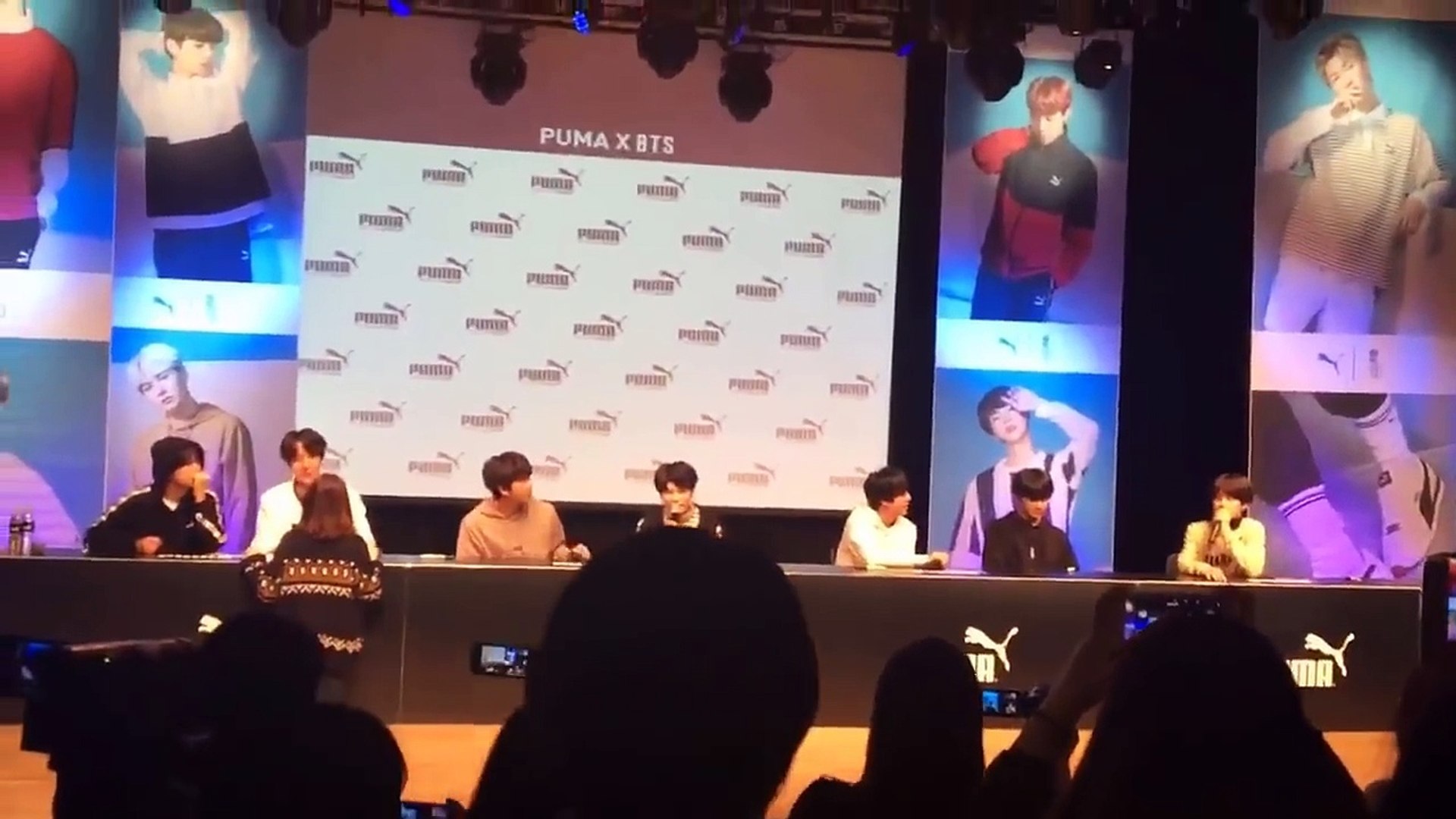 180408 Funny & Cute Moments - PUMA X BTS TURIN Fansign - video Dailymotion