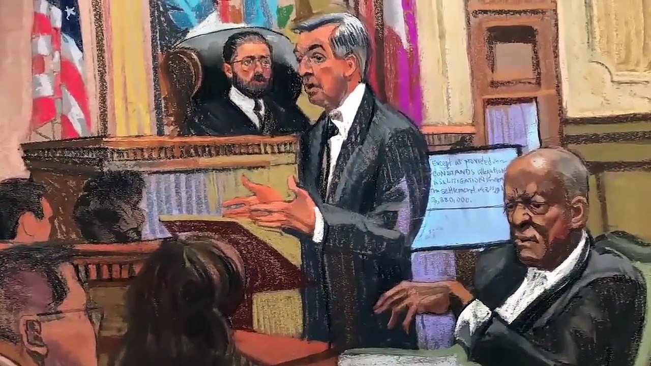 Supermodel Janice Dickinson testifies against Bill Cosby