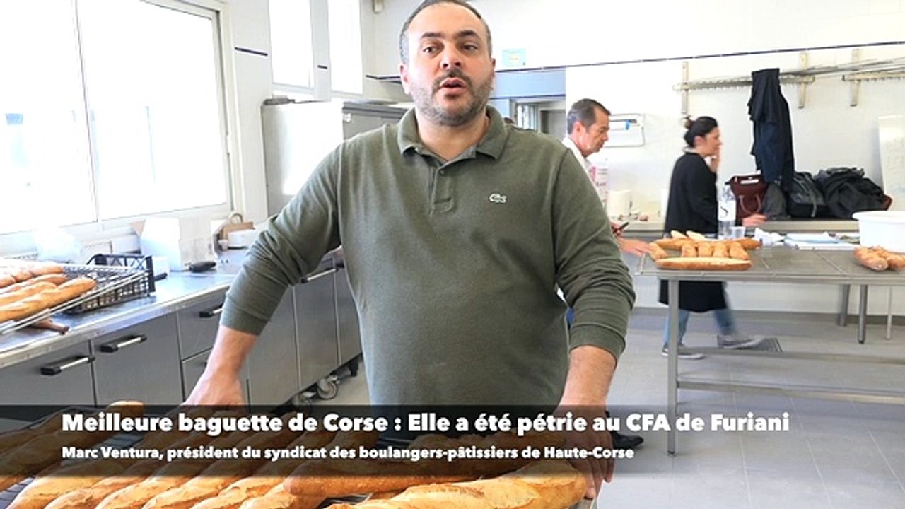 Meilleure baguette de Corse : Elle a été pétrie au CFA de Furiani