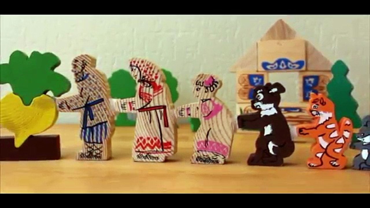 Репка (русская народная сказка на русском). Мультфильм сказка для самых маленьких.