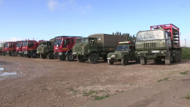Movilizada la UME en Aragón por la crecida del Ebro