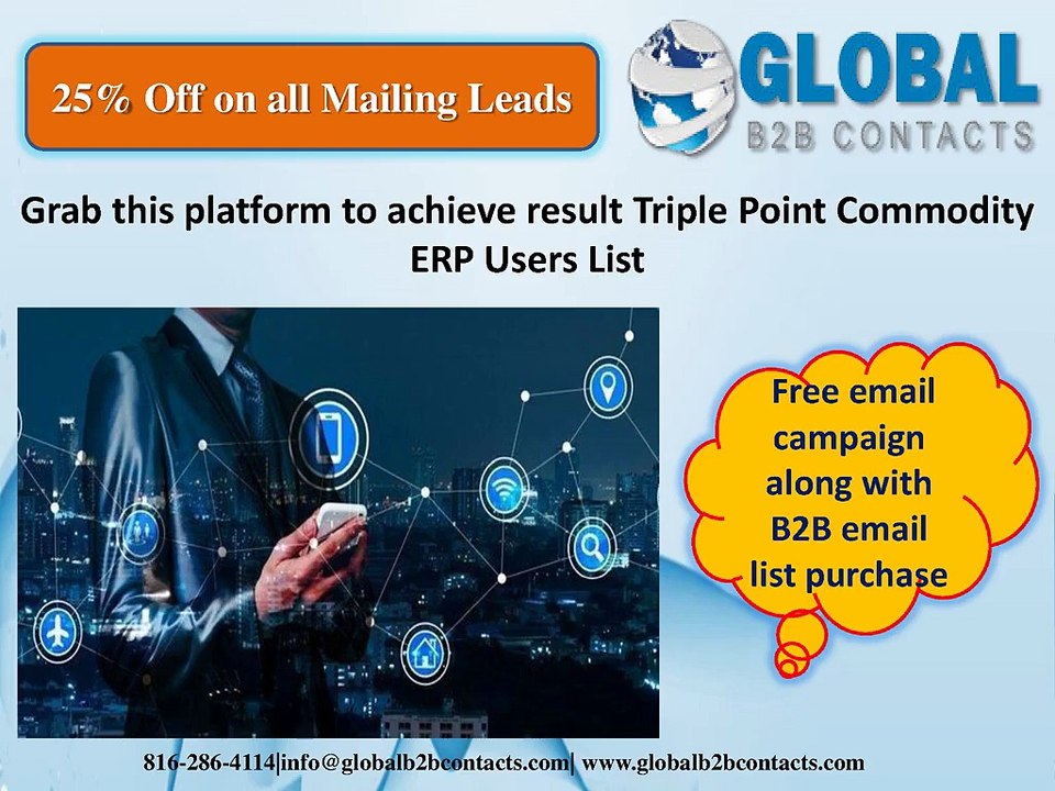 Grab this platform to achieve result Triple Point Commodity ERP Users List