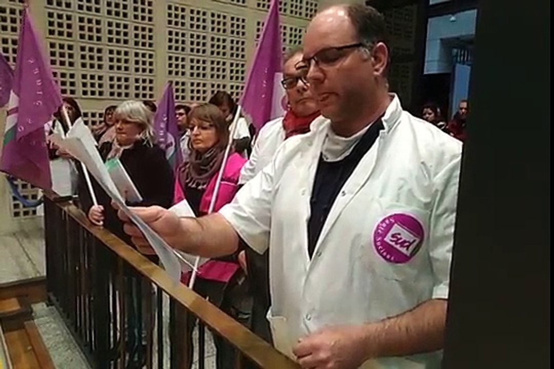 Intervention Personnel du GHH au conseil municipal du Havre