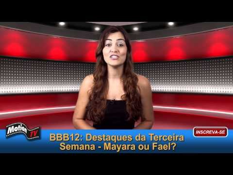 BBB12 Terceira Semana: Jonas e Monique, Renata e Ronaldo, Mayara X Fael.
