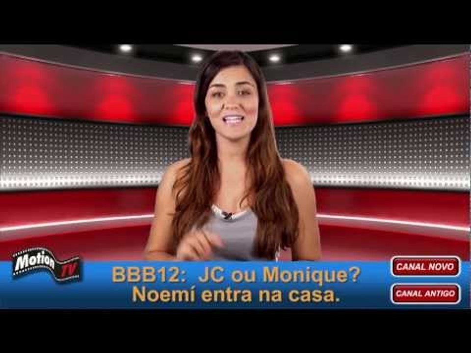 BBB12: Paredão Surpresa João Carvalho ou Monique? Noemí entra na casa.