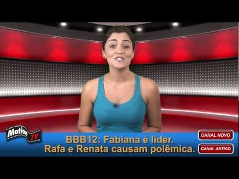 BBB12: Fabiana é lider, Rafa e Renata causam polêmica dentro e fora da casa.