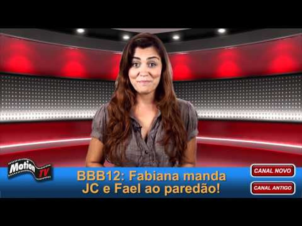 BBB12 Reta Final: Fabiana líder manda JC e Fael ao paredão. Pq ela mudou a estratégia?