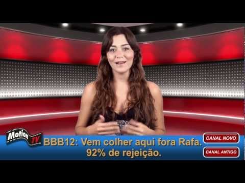 BBB12: Rafa é eliminado com 92%. Fabiana se estranha com Monique e Jonas.