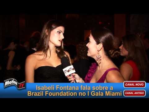 Isabeli Fontana: Ñ quero carreira na TV, quero fazer arte - Gala Miami Brazil Foundation