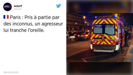 Paris. Un homme se fait trancher l’oreille en pleine rue.