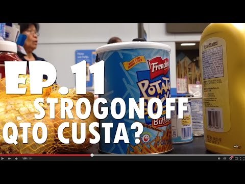 STROGONOFF pra 5 nos Estados Unidos. QUANTO CUSTA? Compras no Walmart - VIDA NA AMÉRICA Ep.11