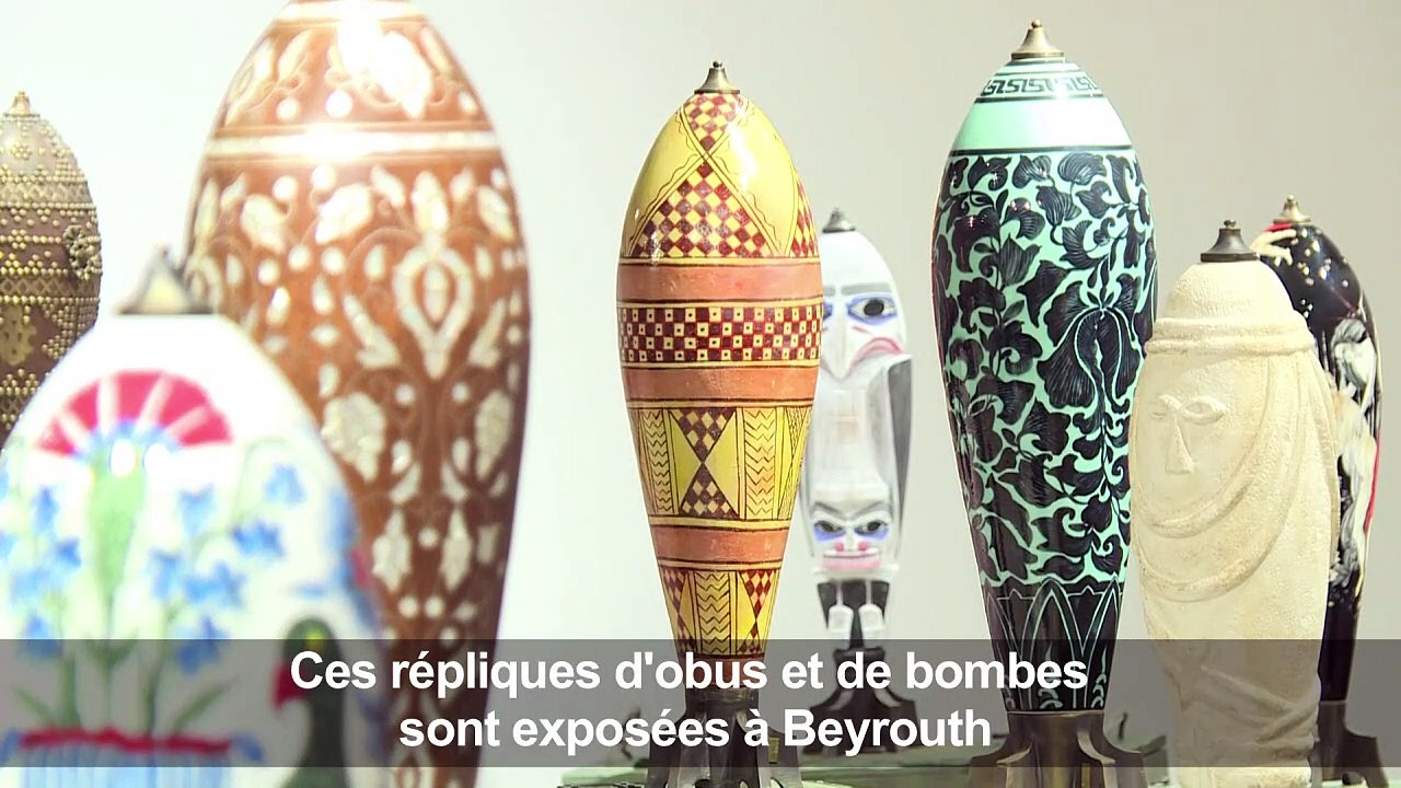 Une artiste libanaise transforme des munitions en œuvres d'art
