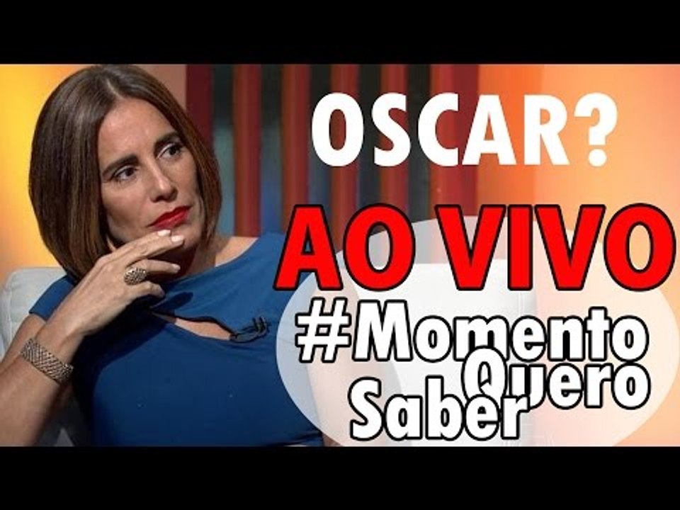 [AO VIVO] GLORIA PIRES explica sua participação na transmissão do Oscar 2016. O que vc achou?